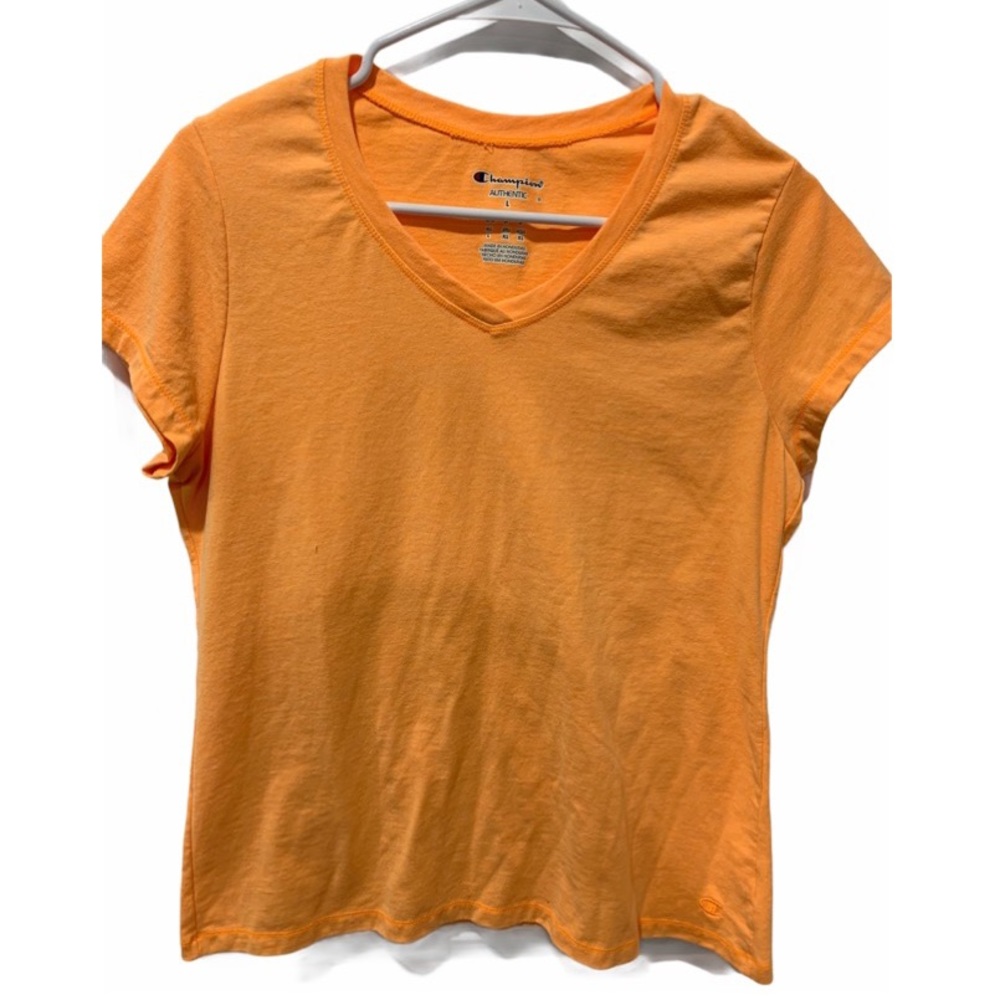 Orange champion v-neck